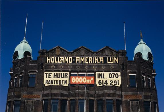Directiegebouw van de Holland Amerika Lijn staat te huur, 1-7-1987