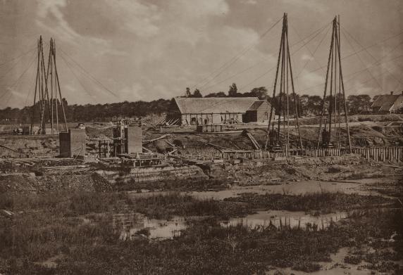 Spoorweghaven havenwerken aanleg