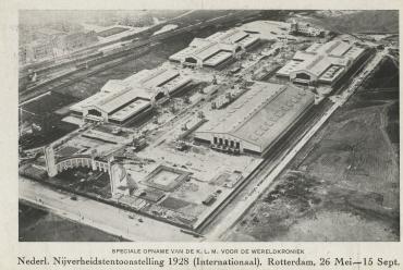 luchtfoto van het terrein